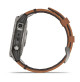 fēnix 7 – Sapphire Solar Edition Titanium with Chestnut Leather Band - 47mm - Sapphire Solar - 010-02540-31 - Garmin